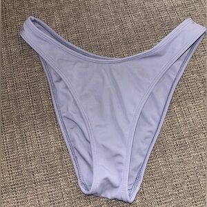 Playboy By PacSun Slate Blue Active High Cut Bikini Bottom XS